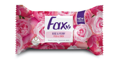 Fax Мыло туалетное Роза и Пион, 125 гр