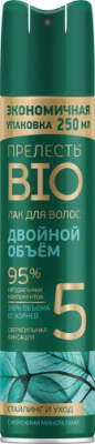 Прелесть Bio Лак для волос Двойной объем, 250 мл