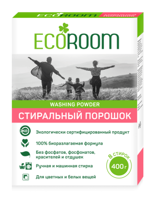 Ecoroom Стиральный порошок Eco, 400 гр