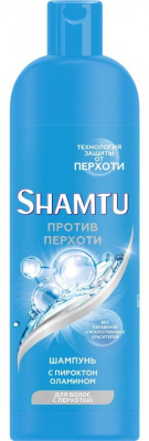 Shamtu Шампунь Против перхоти с пиритионом оламином, 500 мл