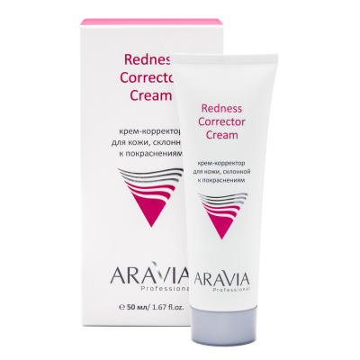 Aravia Professional Крем-корректор для кожи лица с куперозом Redness Corrector Cream, 50 мл
