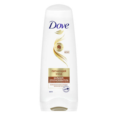 Dove Hair Therapy Бальзам-ополаскиватель питающий уход для сухих непослушных волос, 200 мл