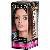 Студио крем-краска д волос 3D Голографик 4.4 Мокко