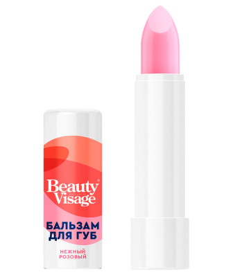 Beauty Visage Бальзам для губ с оттенком нежный розовый, 3,6 гр_1