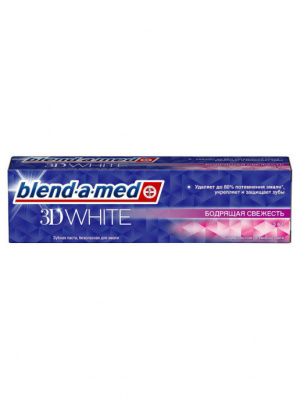 Blend-a-med 3D White Зубная паста Бодрящая Свежесть, 100 мл