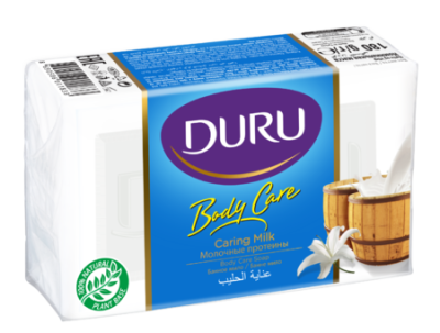 Duru Body Care Туалетное мыло банное Молочные протеины, 140 гр
