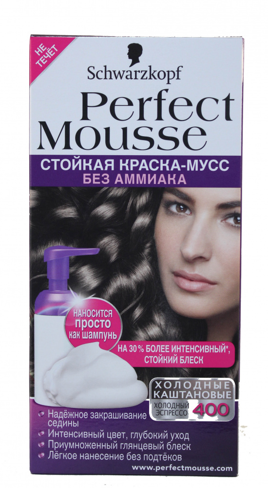 Краска для волос Perfect Mousse холодный эспрессо