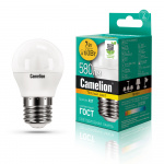 Лампа светодиодная Camelion LED 7 - G45 /830/E27, 7Вт, 220В (60Вт)