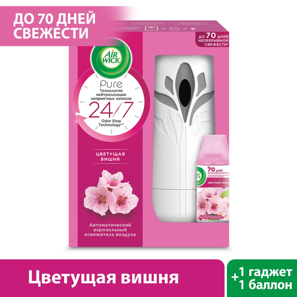 Air Wick Freshmatic Автоматический аэрозольный освежитель воздуха Цветущая  вишня, 250 мл