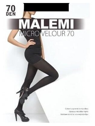 Malemi Колготки Micro Velour 70 den размер 2 цвет Nero