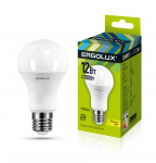 Лампа светодиодная Ergolux  LED - А60 -12W-E27-3K. 12Вт, 220В,3000К  (100Вт)
