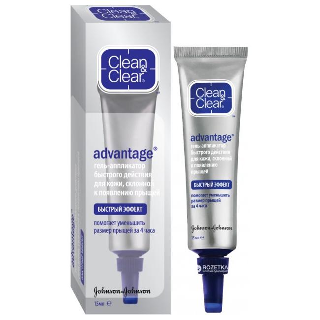 Гель clean. Clean Clear гель аппликатор. Клин энд клеар от прыщей гель аппликатор. Clean Clear advantage гель. Clean and Clear advantage гель 15мл..