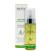 ARAVIA Laboratories Пенка для умыв. с коллоидной серой и экстр.женьш.Anti-Acne Cleansing Foam,150мл