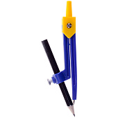 Циркуль  ArtSpase пластиковый,с карандашом,110мм,ПВХ чехол CMP 5390