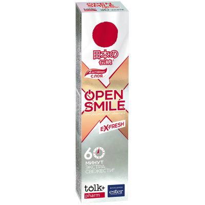 Tolk Зубная паста Open Smile eXfresh Japan, 115 гр