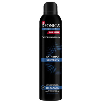 Deonica for Men Шампунь сухой Активная свежесть, 250 мл