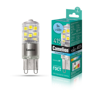 Camelion Светодиодная лампа LED5-G9-NF-845-G9