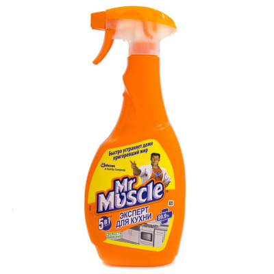 Mr. Muscle Средство чистящее для кухни Эксперт Свежесть лимона, 450 мл