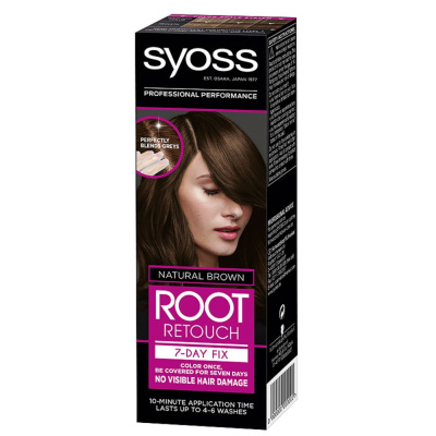 Syoss Root Retoucher Крем для волос тонирующий Эффект 7 дней тон 6,0 Натуральный Каштановый