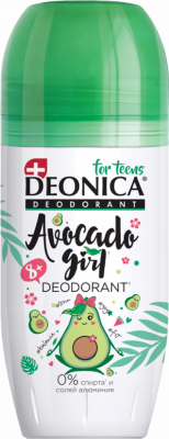 Deonica For Teens Дезодорант-ролик Avocado Girl, 50 мл