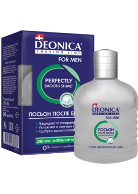 Deonica for Men Лосьон после бритья Для чувствительной кожи, 90 мл