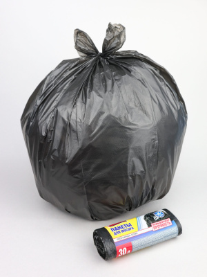 Avikomp Пакеты для мусора Повышенная прочность ПНД 30 л черные, 20 шт_1