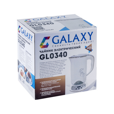 Galaxy Чайник электрический GL0340 белый, 1800 Вт, 1,5 л_2