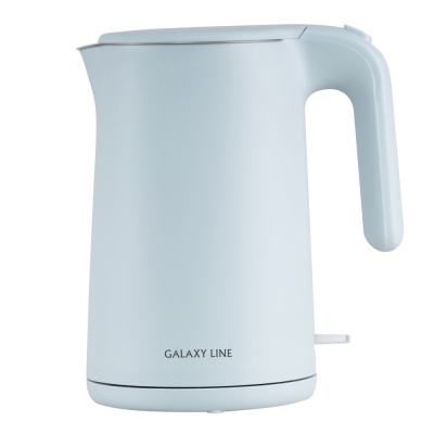 Galaxy Line Чайник электрический с двойными стенками GL0327 небесный 1800 Вт, 1,5 л