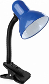 Светильник на прищепке Camelion KD-320, 230 V, 60 W, Е27 синий