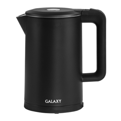 Galaxy Чайник электрический с двойными стенками GL0323 черный, 2000 Вт, 1,7 л