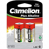 Батарейка Camelion, спайка 2шт,  R14P-SP2G, средняя, 1,5 В, Цена за 1 шт. (2/12)