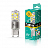 Лампа светодиодная Camelion LED 5- G9-NF/830/G9, 5Вт, 220В  (40Вт)