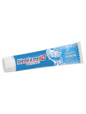 Blend-a-med Комплекс Зубная паста с ополаскивателем Освежающая чистота Перечная мята, 125 мл_1