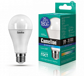 Лампа светодиодная Camelion LED20 - А65 865 Е27, 20Вт, 220В  (180Вт)