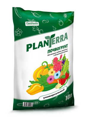 Plan Terra Грунт универсальный для садово-огородных растений, 10 л
