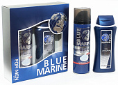 Под.набор Blue Marine (гель для душа 250мл+пена для бритья 200мл) (м)