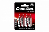 Батарейка Camelion PlusAlkaline, блист. 4шт, LR6-BP4 пальчик, 1,5 В, Цена за 1 шт. (48)