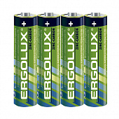 Батарейка Ergolux cпайка 4шт.  R03SR4, мизин., 1,5В, Цена за 1 шт.(4\60)