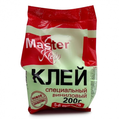Master Klein Клей обойный специальный виниловый (мягкая пачка), 200 гр