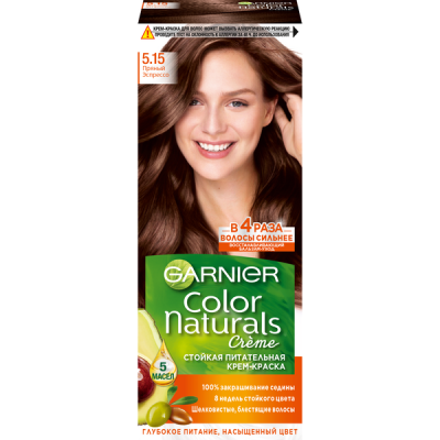 Garnier Стойкая питательная крем-краска для волос Color Naturals оттенок 5,15 Пряный эспрессо
