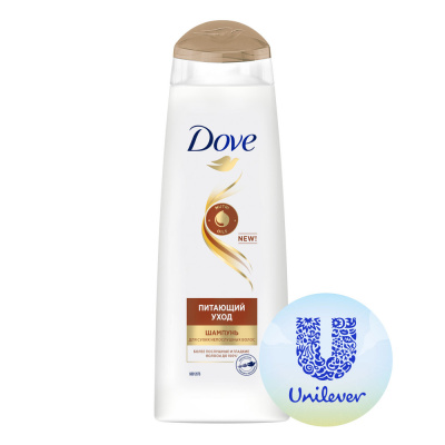 Dove Hair Therapy Шампунь для сухих непослушных волос питающий уход, 250 мл