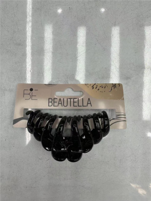 Beautella Краб для волос черный, 1 шт