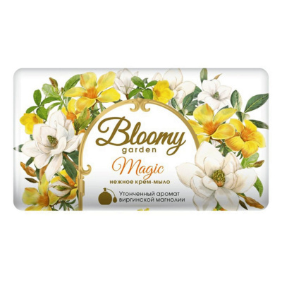 Bloomy Garden Крем-мыло туалетное Magic твердое, 90 гр