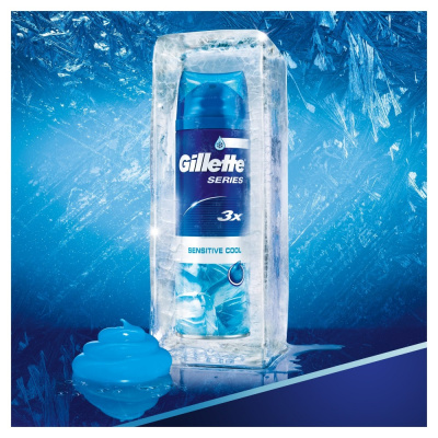 Gillette Series Гель для бритья Sensitive Cool с эффектом охлаждения, 200 мл_4
