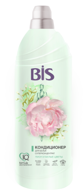 Bis Кондиционер-концентрат для белья Пион и белые цветы, 900 мл