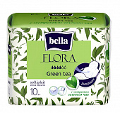 БЕЛЛА  Прокладки FLORA Green tea по 10 шт.