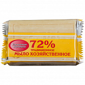 72% мыло хоз. в упаковке 150г (66шт.) (Меридиан)