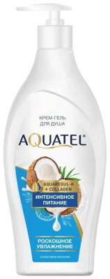 Aquatel Крем-гель для душа Интенсивное питание, 500 мл