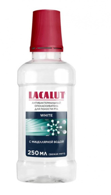 Lacalut Ополаскиватель для полости рта White антибактериальный, 250 мл