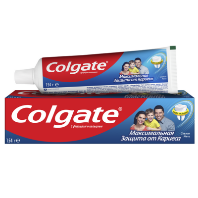 Colgate Зубная паста Максимальная защита от кариеса Свежая мята, 100 мл